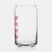 Personalisiertes Gefühl Lucky Bachelorette Gefalle Dosenglas (Links)