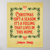 Personalisiertes Gefühl Poster (Vorne)