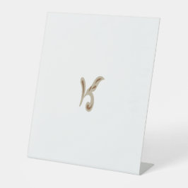 Personalisiertes Gehäuse signiert Ihre Besondere A Sockelschild