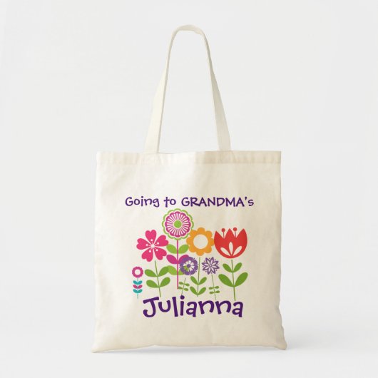 Personalisiertes Gehen zur Tasche der Großmutter (Vorne)