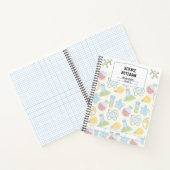 Personalisiertes, gelbes Science-Notebook Notizblock (Innenseite)