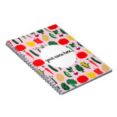 Personalisiertes Gemüse Kochbuch Notizblock (Rechte Seite)