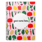 Personalisiertes Gemüse Kochbuch Notizblock (Vorderseite)