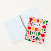 Personalisiertes Gemüse-Notebook Notizblock (Innenseite)