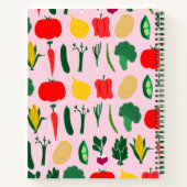 Personalisiertes Gemüse-Notebook Notizblock (Rückseite)