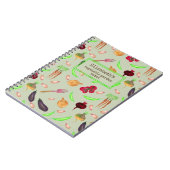 personalisiertes Gemüseanbau Notizblock (Linke Seite)