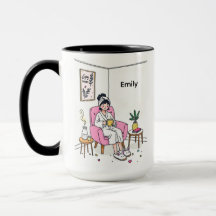 Personalisiertes gemütliches Mama-Kaffee-Geschenk