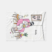 Personalisiertes gemütliches Muttergeschenk Weiche Fleecedecke (Vorderseite (Horizontal))