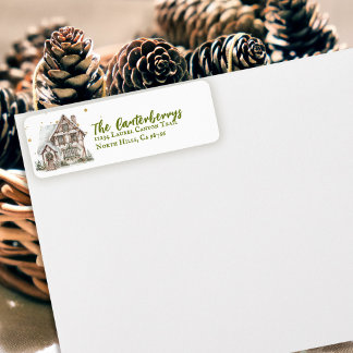 Personalisiertes gemütliches Vintage-Weihnachtshäu