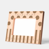 Personalisiertes geometrisches Design Geätzte Rahmen (Links)