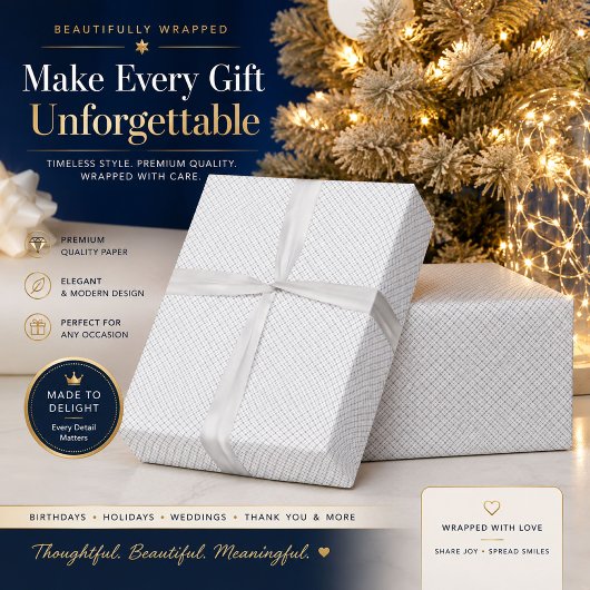 Personalisiertes geometrisches Geschenkpapier