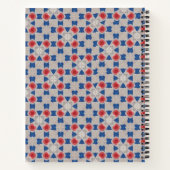 Personalisiertes geometrisches Journal. Geometrisc Notizblock (Rückseite)