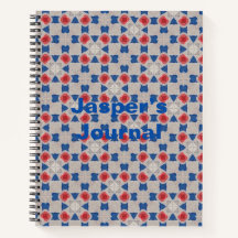 Personalisiertes geometrisches Journal. Geometrisc