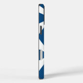 Personalisiertes geometrisches Muster Classic Blue Case-Mate iPhone Hülle (Rückseite / Rechts)