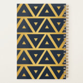 Personalisiertes geometrisches Muster Planer (Rückseite)