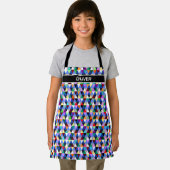 Personalisiertes geometrisches Muster Schürze (Insitu)