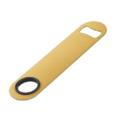 Personalisiertes geometrisches Muster Speed Flaschenöffner (Rückseite Schrägansicht)