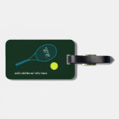 personalisiertes Gepäck des Zehnten Gepäckanhänger (Rückseite horizontal)