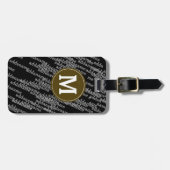 personalisiertes Gepäck modern Gepäckanhänger (Vorderseite horizontal)