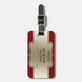 Personalisiertes Gepäckanhänger (Vorderseite vertikal)