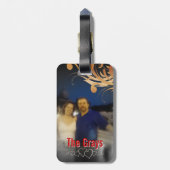 Personalisiertes Gepäckanhänger (Rückseite vertikal)