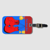 Personalisiertes Gepäckanhänger Box-Champion (Vorderseite (Horizontal))