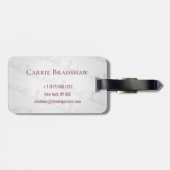 Personalisiertes Gepäckanhänger - Fabelhafte Schuh (Rückseite horizontal)