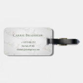 Personalisiertes Gepäckanhänger - Los geht's übera (Rückseite horizontal)
