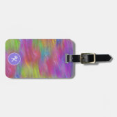 Personalisiertes Gepäckstück aus geschmolzenem Reg Gepäckanhänger (Vorderseite horizontal)