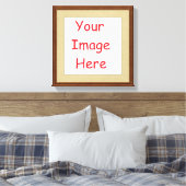 Personalisiertes gerahmtes Hinzufügen von Bildern  Leinwanddruck (Insitu (Schlafzimmer))