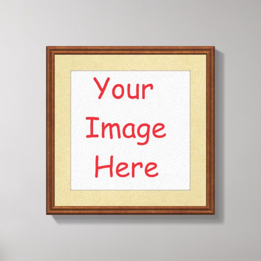 Personalisiertes gerahmtes Hinzufügen von Bildern  Leinwanddruck (Vorderseite)