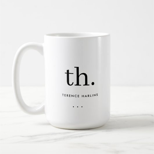 Personalisiertes Geschäft Kaffeetasse (Links)