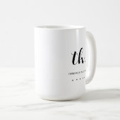 Personalisiertes Geschäft Kaffeetasse (VorderseiteRechts)
