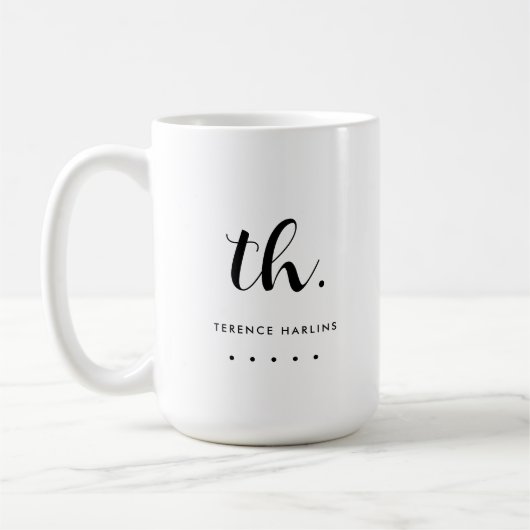 Personalisiertes Geschäft Kaffeetasse (Links)