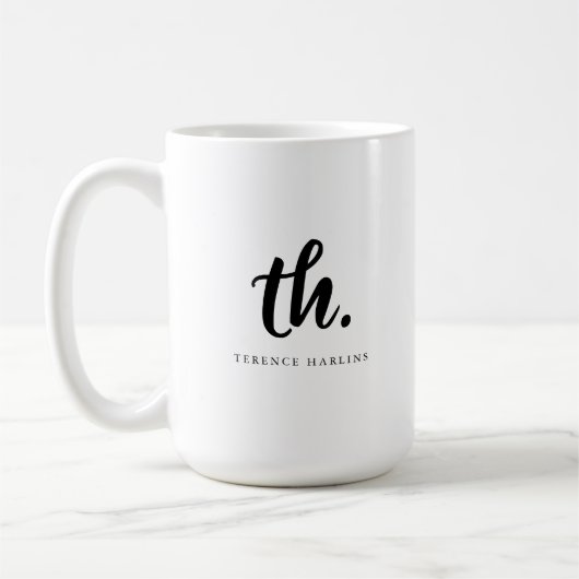 Personalisiertes Geschäft Kaffeetasse (Links)