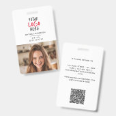 Personalisiertes Geschäft mit benutzerdefinierten Ausweis (Vorder- & Rückseite)