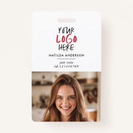 Personalisiertes Geschäft mit benutzerdefinierten Ausweis