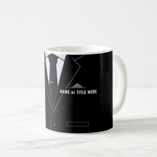 Personalisiertes Geschäftsgeschenk Tasse Schwarzer (VorderseiteRechts)