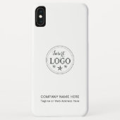 Personalisiertes Geschäftsprofil Case-Mate iPhone Hülle (Rückseite)