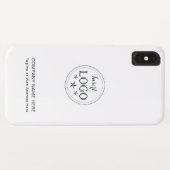 Personalisiertes Geschäftsprofil Case-Mate iPhone Hülle (Rückseite (Horizontal))