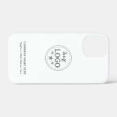 Personalisiertes Geschäftsprofil Case-Mate iPhone Hülle (Rückseite (Horizontal))