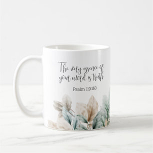 Personalisiertes Geschenk 2023 JW Jahrestext Psalm Kaffeetasse