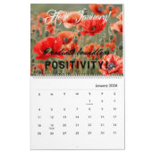 Personalisiertes Geschenk, 2 Jahre Blume Mohn Träu Kalender (Jan 2026)