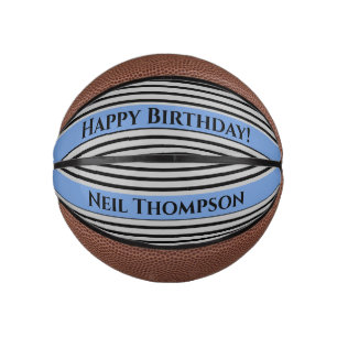 Personalisiertes Geschenk! Alles Gute zum Geburtst Mini Basketball