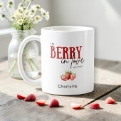 Personalisiertes Geschenk "Berry in Love" Kaffeetasse