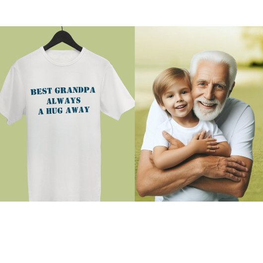 Personalisiertes Geschenk Bester Großvater je T-Shirt