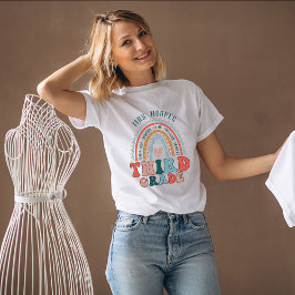 personalisiertes Geschenk des Dozenten Boho Rainbo T-Shirt