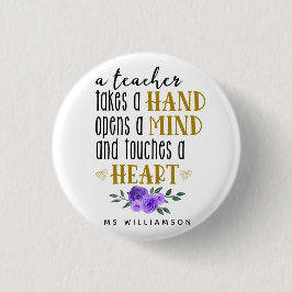 Personalisiertes Geschenk des Lehrers Button