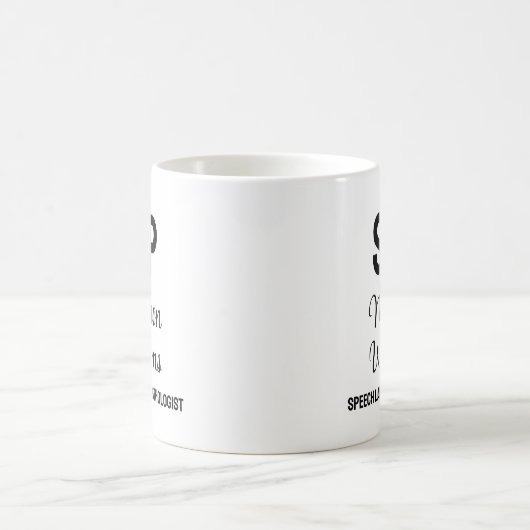 Personalisiertes Geschenk des SprachPathologen Kaffeetasse (Mittel)