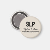 Personalisiertes Geschenk des SprachPathologen Magnet (Vorderseite/Rückseite)
